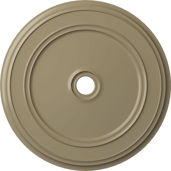 Ekena Millwork Classic Ceiling Medallion (Fits Canopies up to 5 1/2"), 41 1/8"OD x 4"ID x 2 1/8"P, Gobi Desert CM41CLGDF - main
